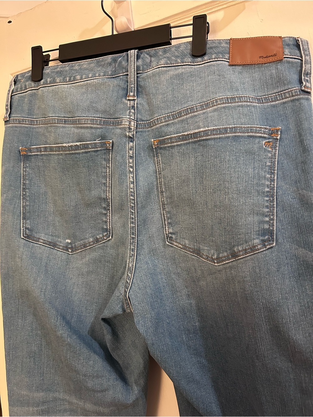 Madewell Light Blue Flared Denim Jeans - Picture 3 of 6